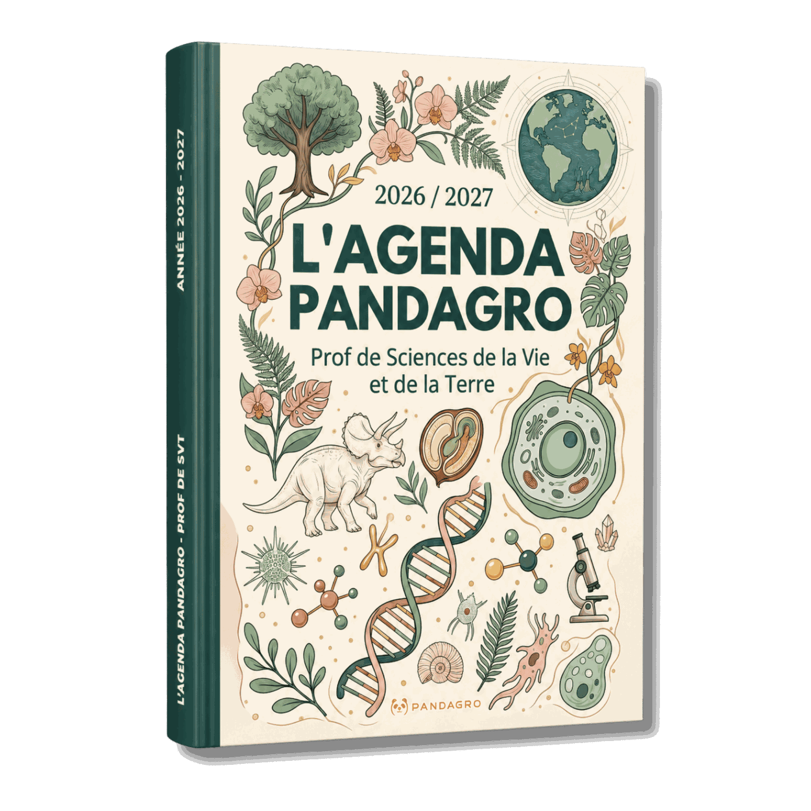 Agenda Pandagro SVT blanc