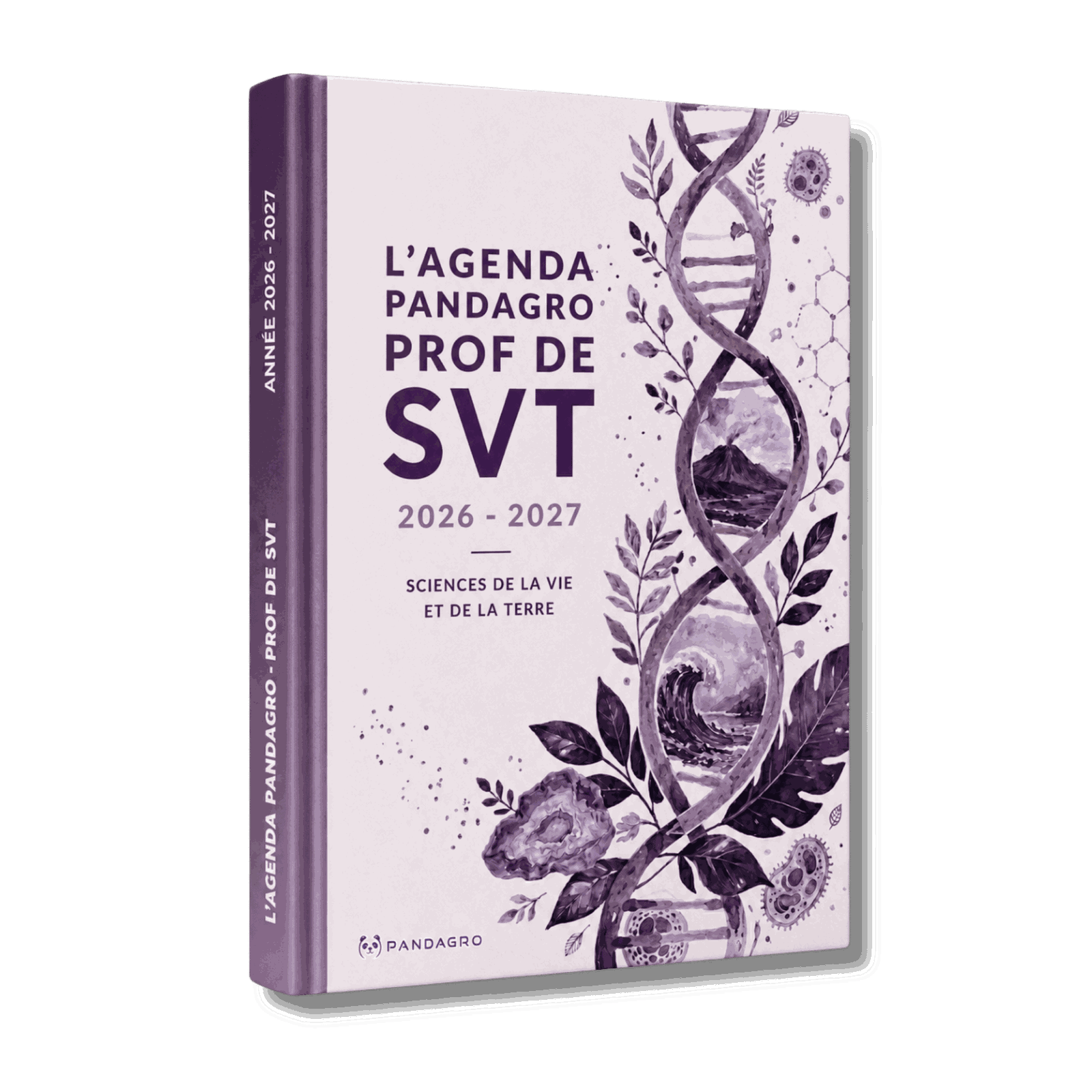 Agenda Pandagro SVT jaune vert