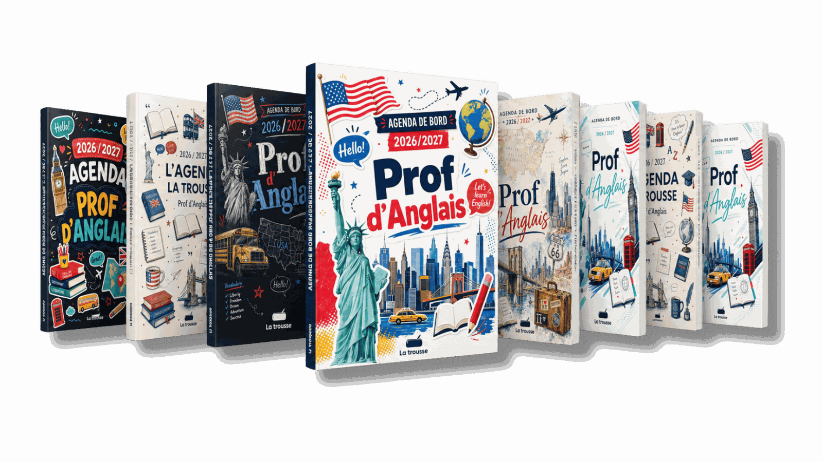 Les couvertures de l'Agenda La Trousse Anglais