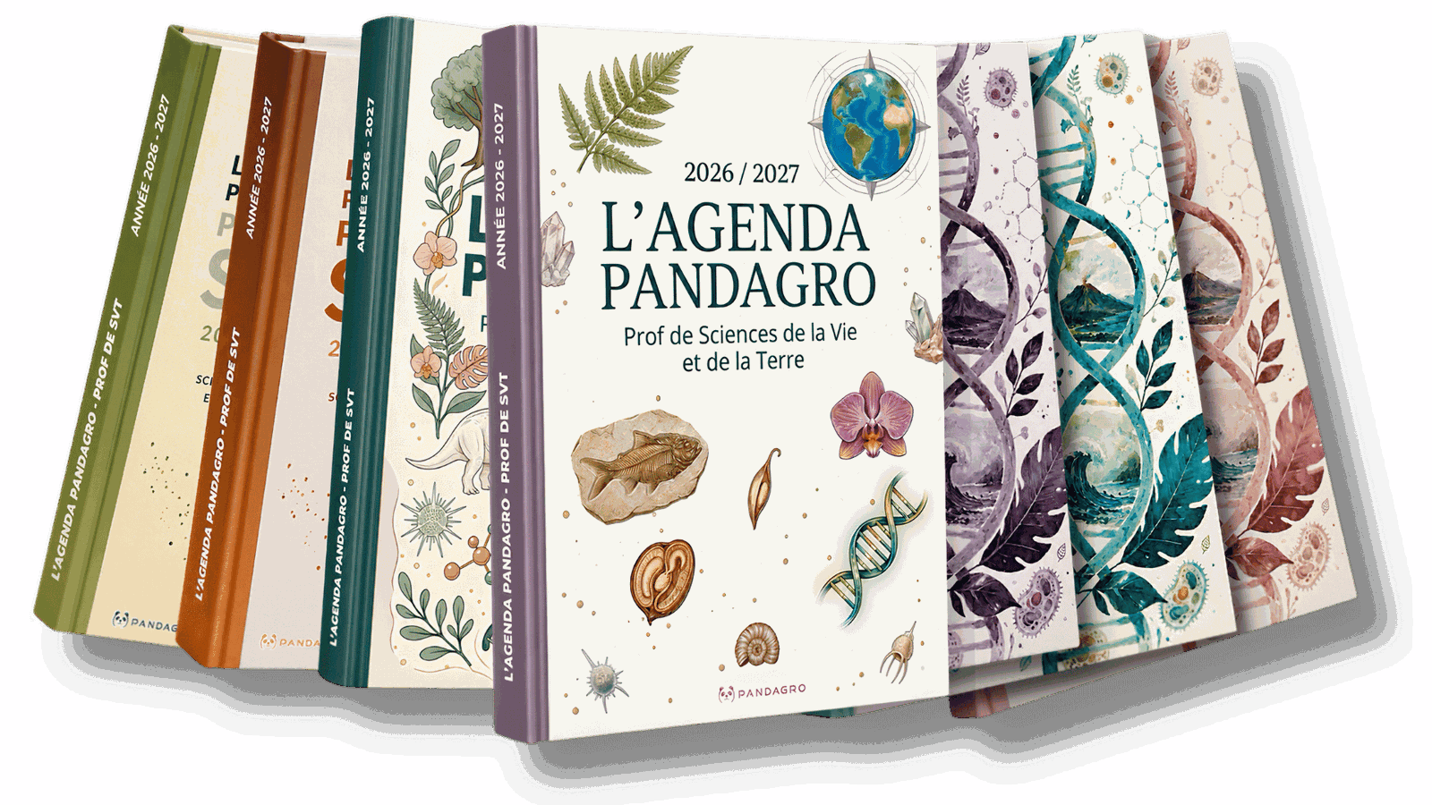 Les couvertures de l'Agenda La Trousse SVT (Pandagro)
